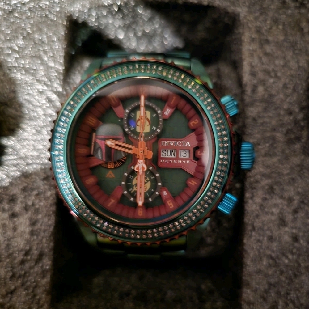 Invicta Reserve Star Wars Boba Fett MenModel 27296 - Men's Watch Automatic